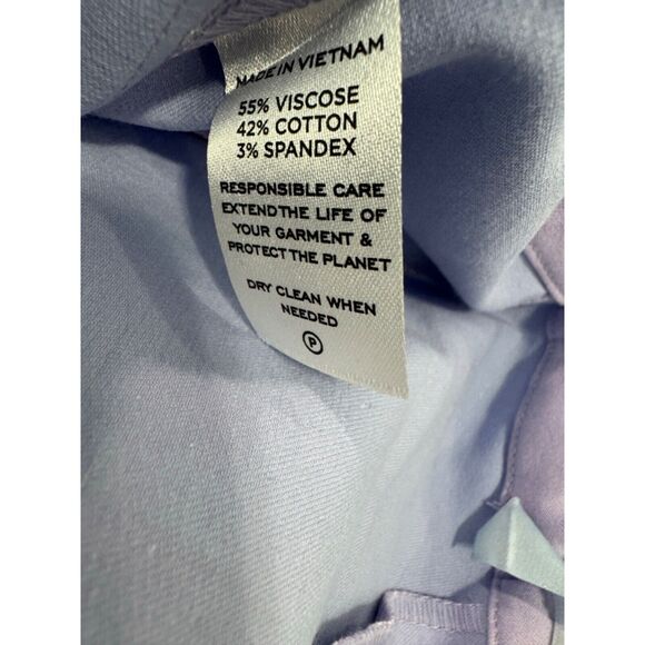 Hill House The Claire Stretch Preppy Quiet Luxury Casual Lavender Pant NWT Small - Picture 8 of 9